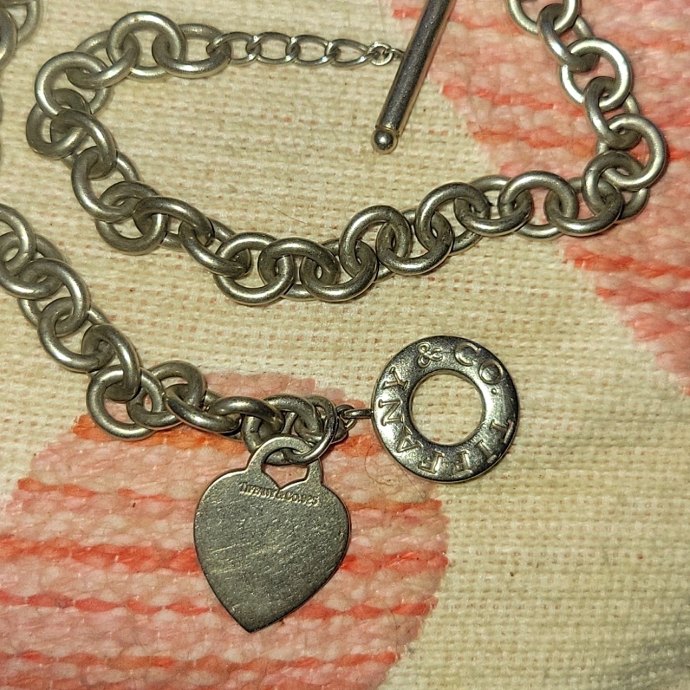 Vintage Tiffany and co. 16 in.  Toggle necklace